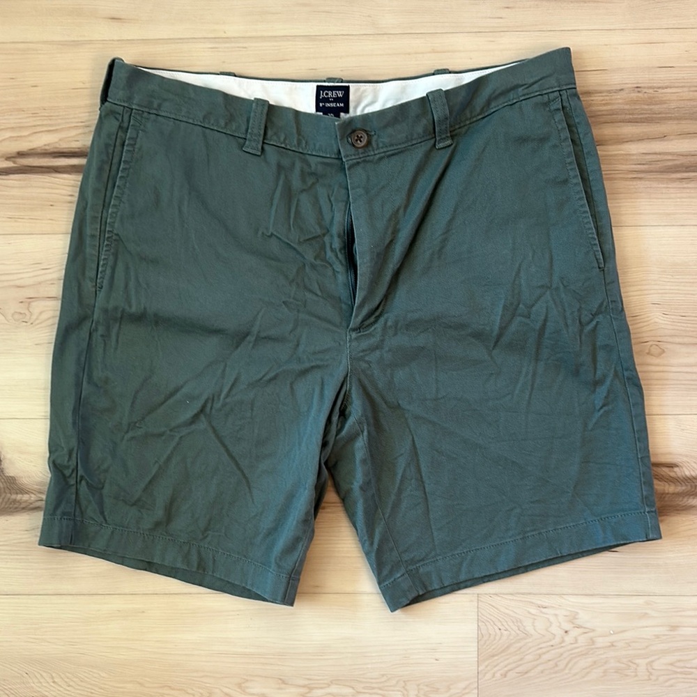 J. Crew 9” chino shorts